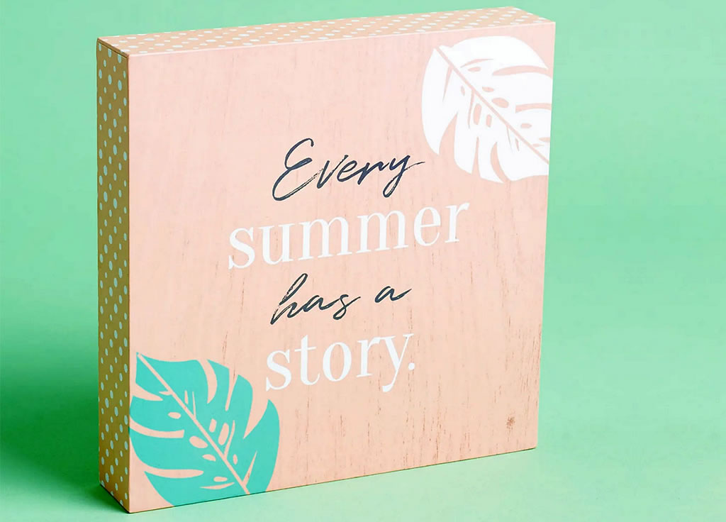 Decocrated Every Summer Has a Story Sign