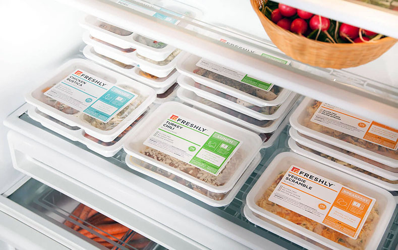Freshly Meals in Fridge