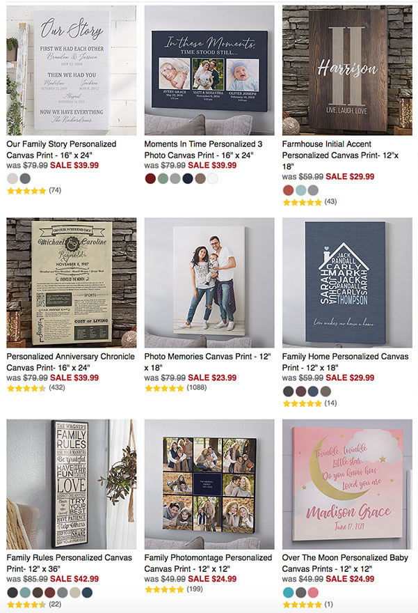 Personalization Mall Promotions