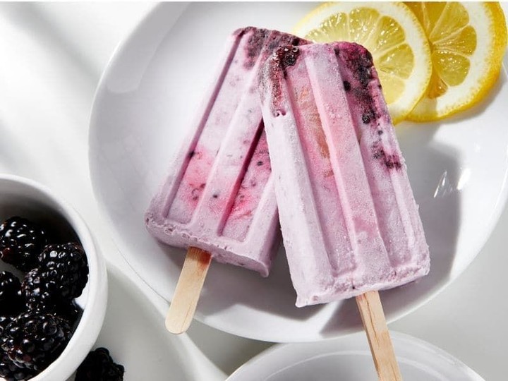 Lillikoi Lemon Blackberry Popsicles