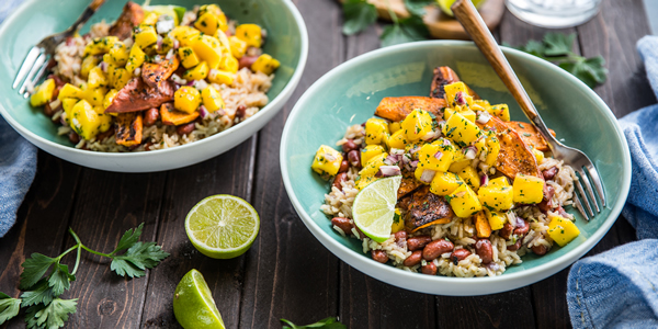 Purple Carrot Vegan Caribbean Bowl box