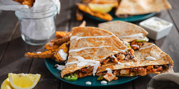 Purple Carrot Vegan Kimchi Quesadillas box