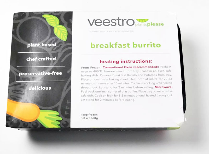Veestro Breakfast Burrito