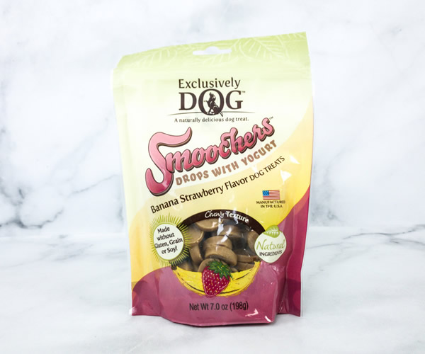 Exclusively Dog Smoochers Banana Strawberry Flavor Dog Treats