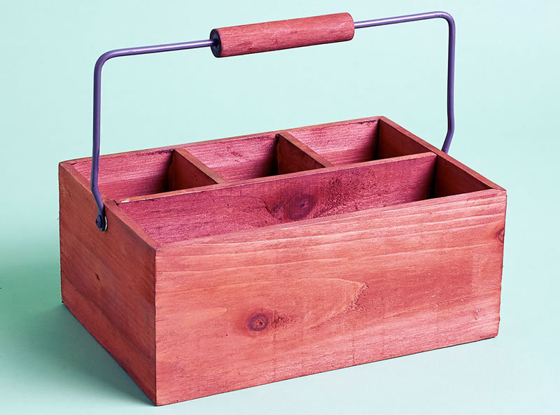 Decocrated Antique Style Wooden Caddy