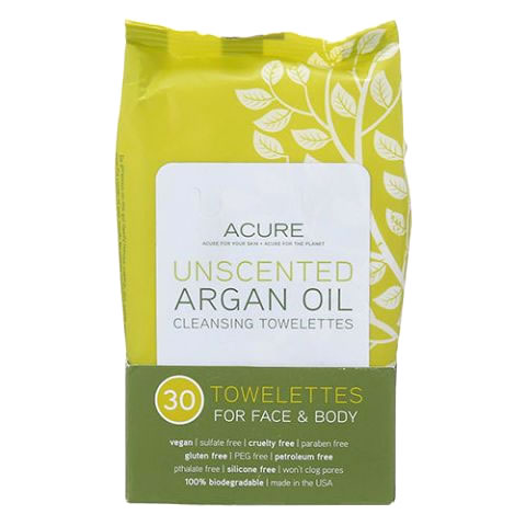 Acure Argan Oil Cleaning Towelettes