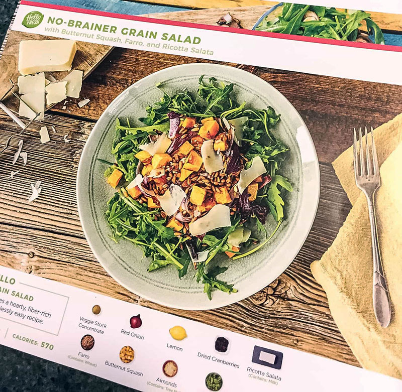 HelloFresh No-Brainer Grain Salad Recipe