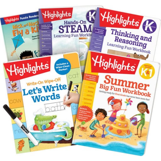 Highlights Kindergarten First Grade Summer Learning Pack