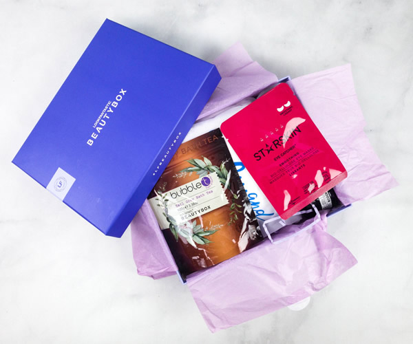 LookFantastic BeautyBox wrapped in a purple paper
