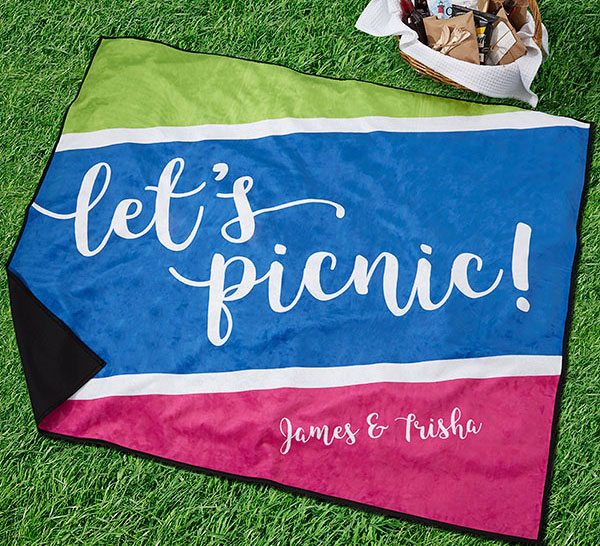 Personalization Mall Personalized Picnic Blanket