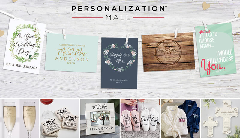 Personalization Mall Personalized Wedding Gifts