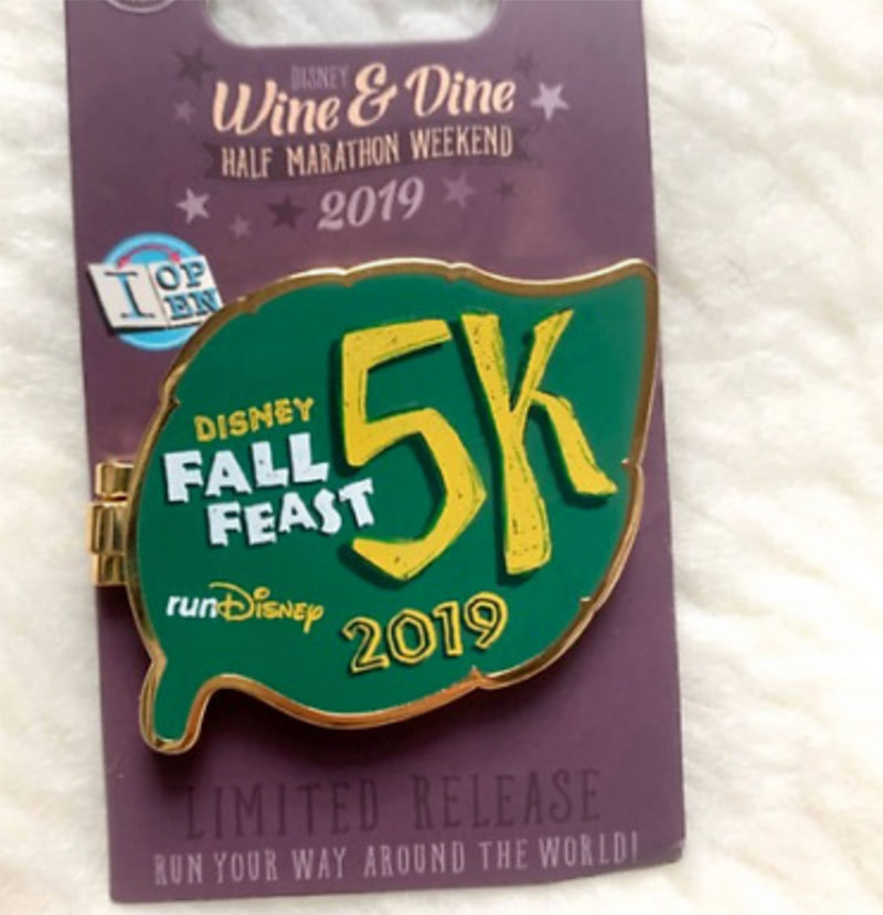 Walt Life 2019 Wine & Dine Disney Pin 5K